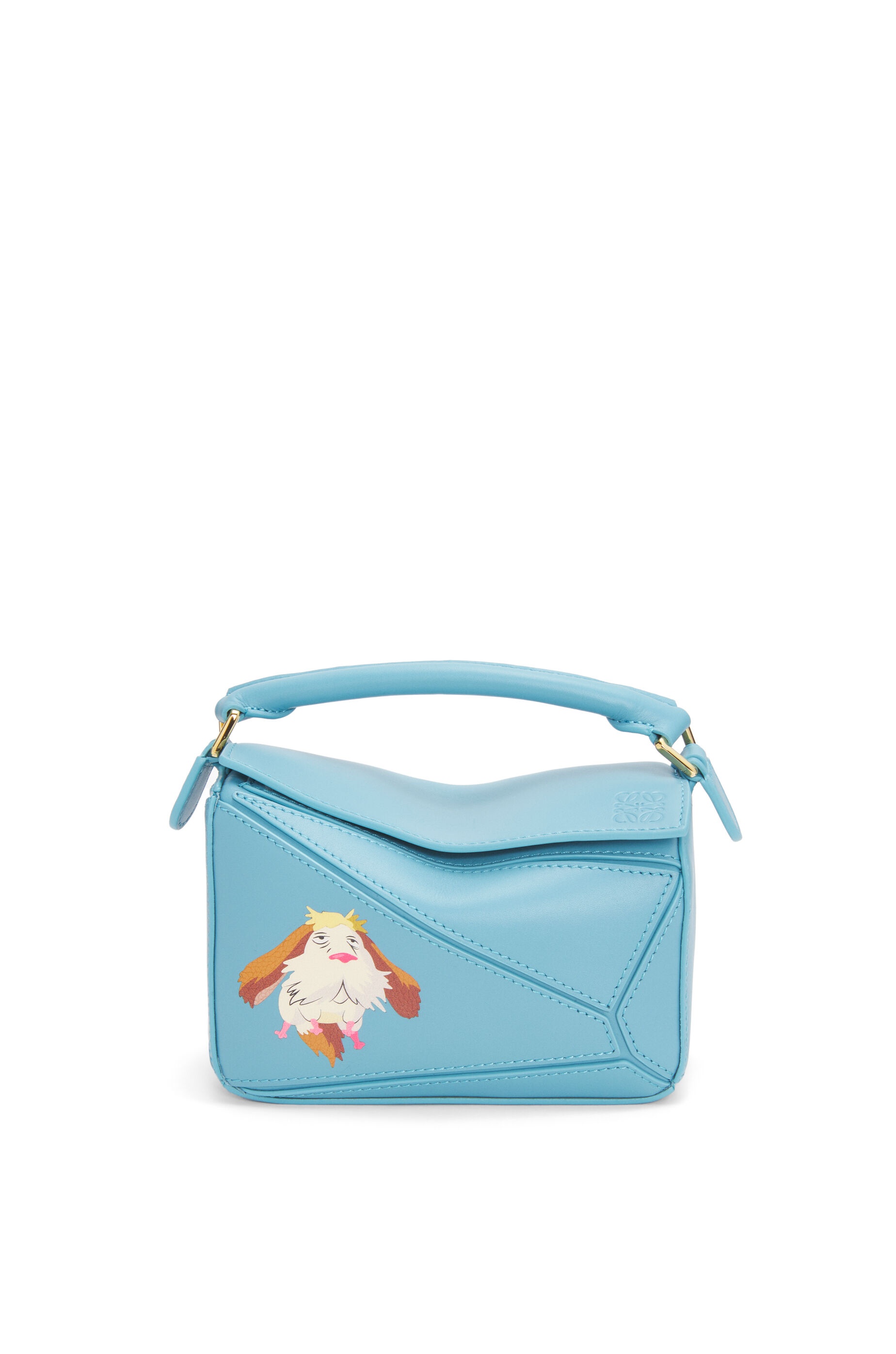 Heen mini Puzzle bag in satin calfskin - 2