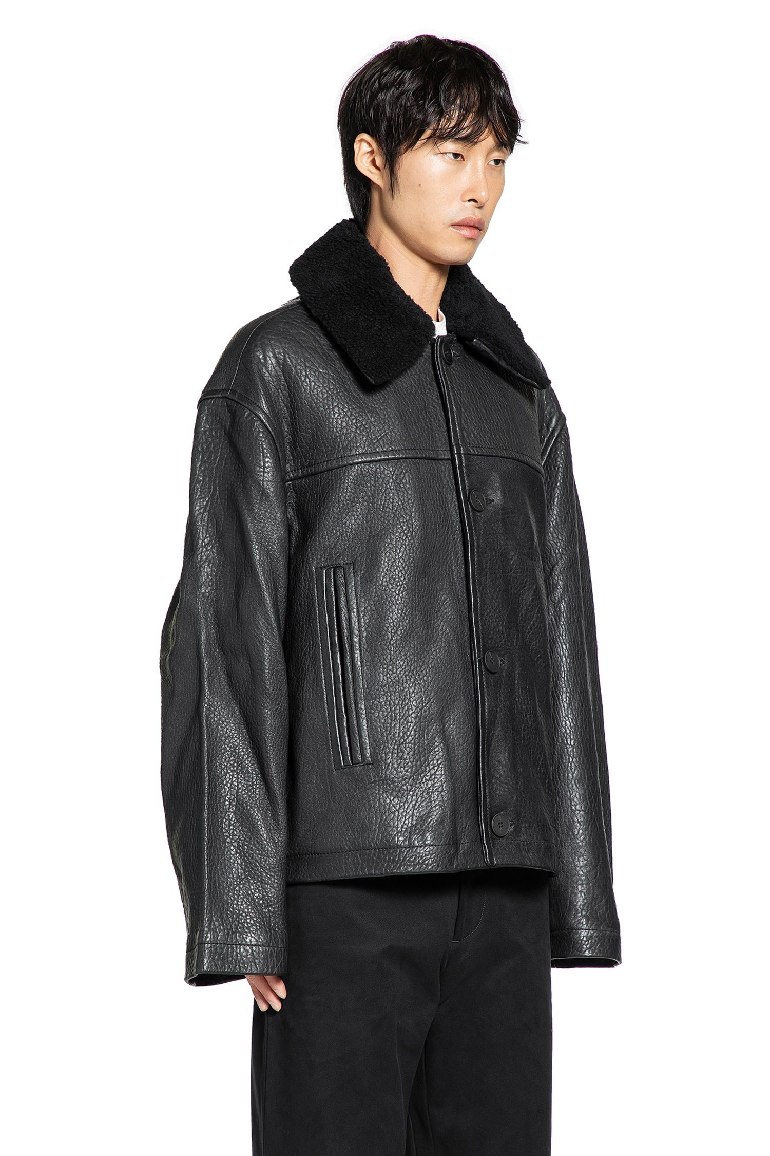 Shearling Collar Jacket - 2