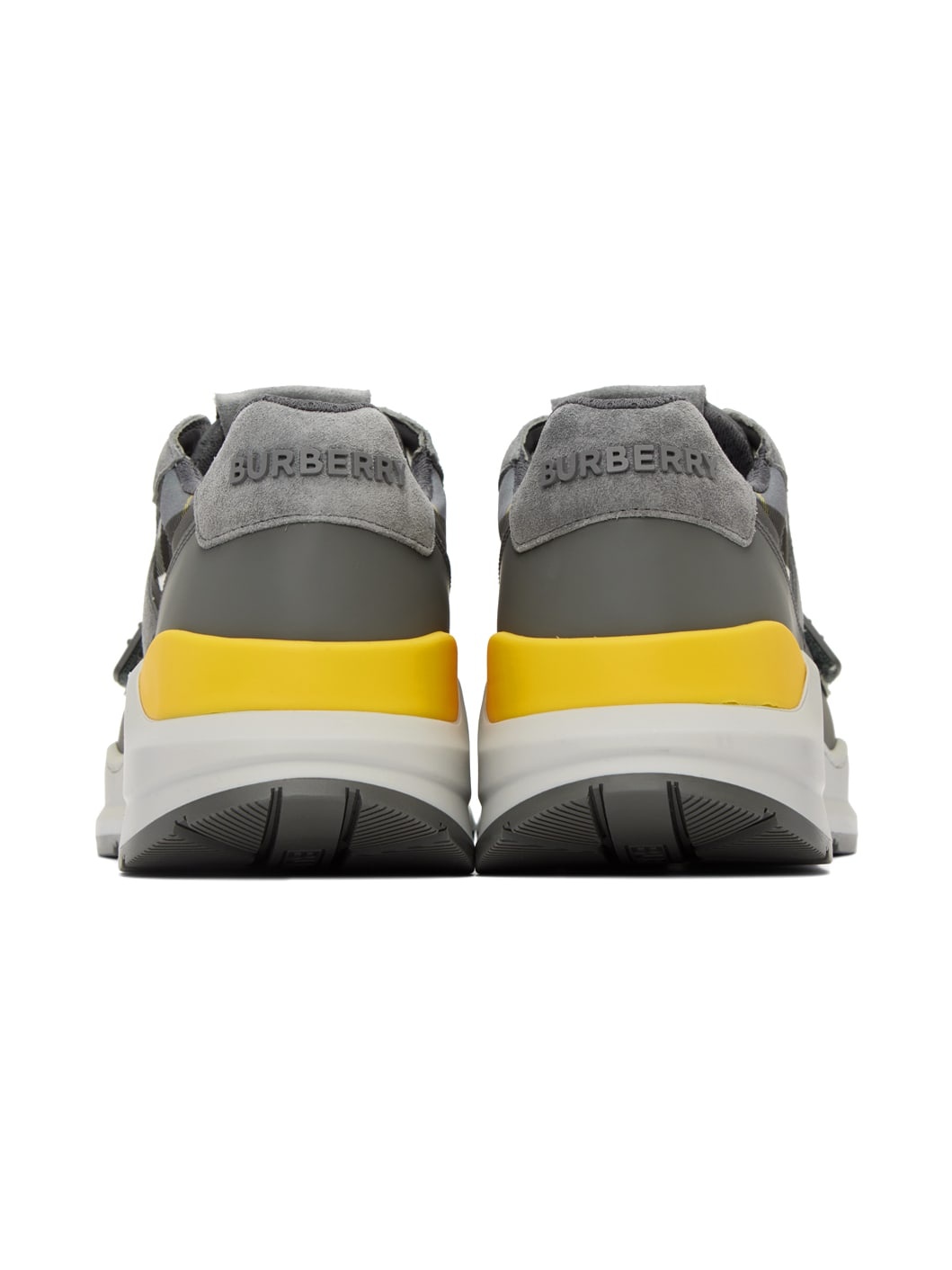 Gray Vintage Check Sneakers - 2