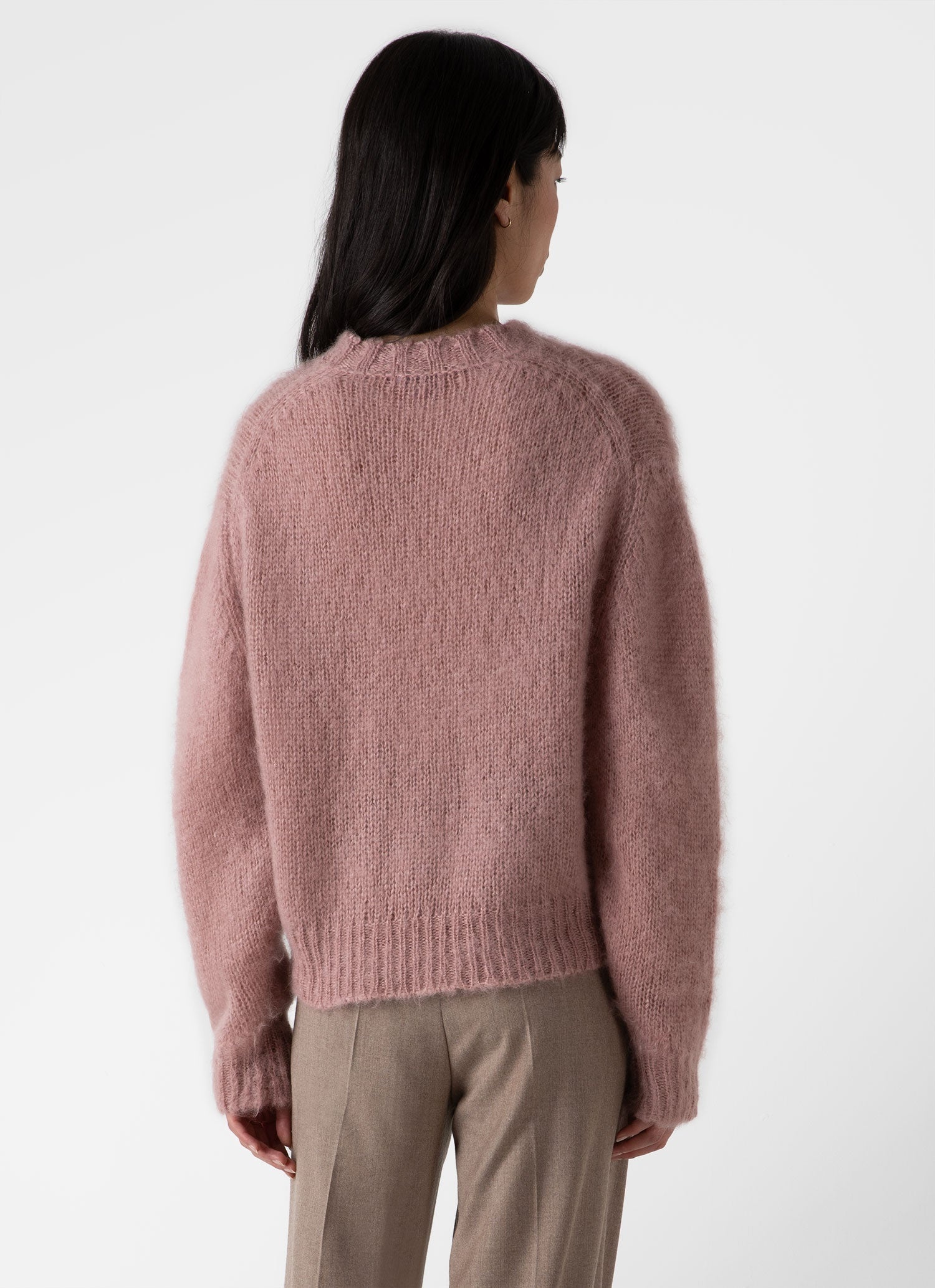 Mohair Silk Crew Neck Jumper - 4