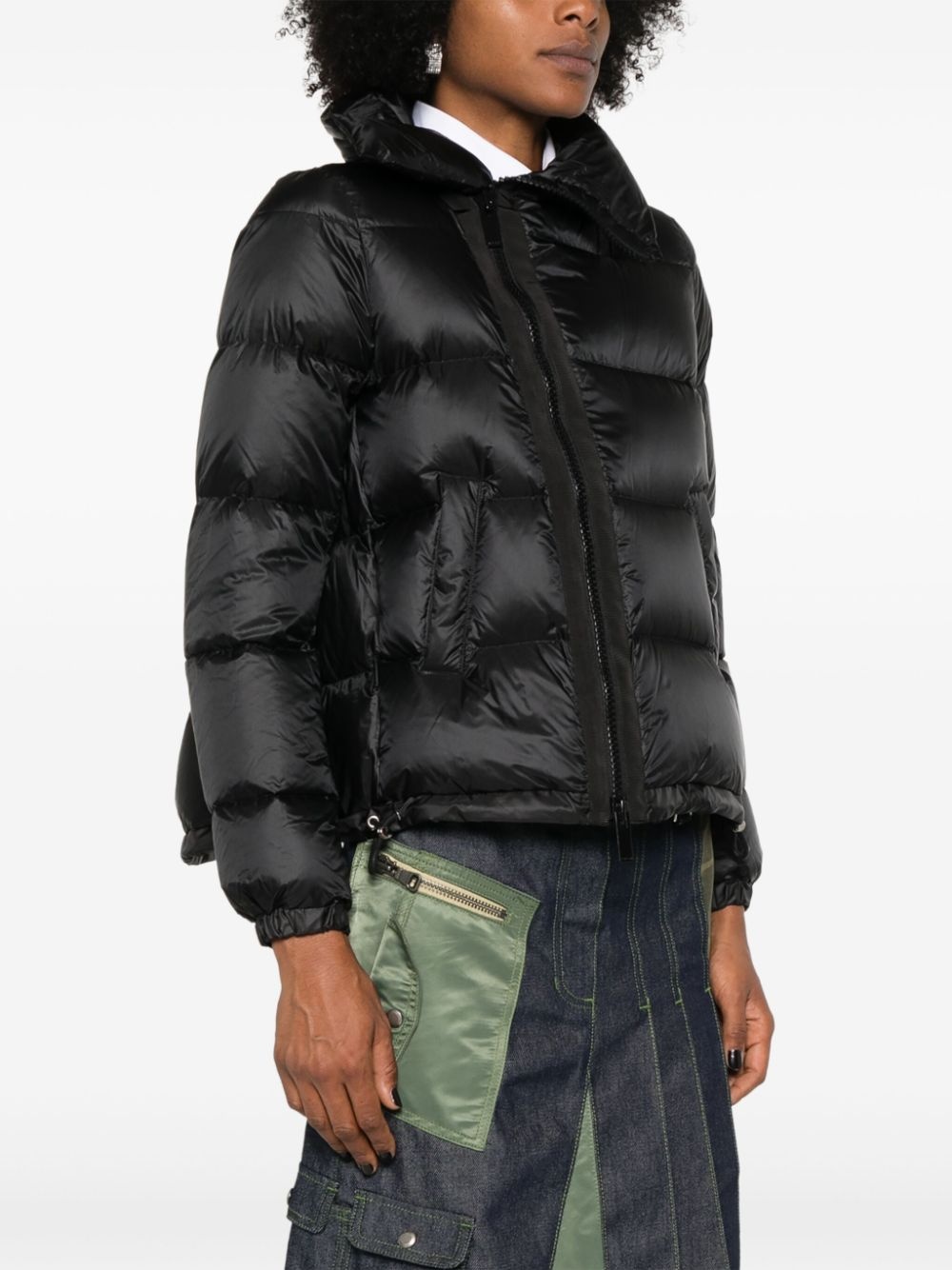 zip-up puffer jacket - 3