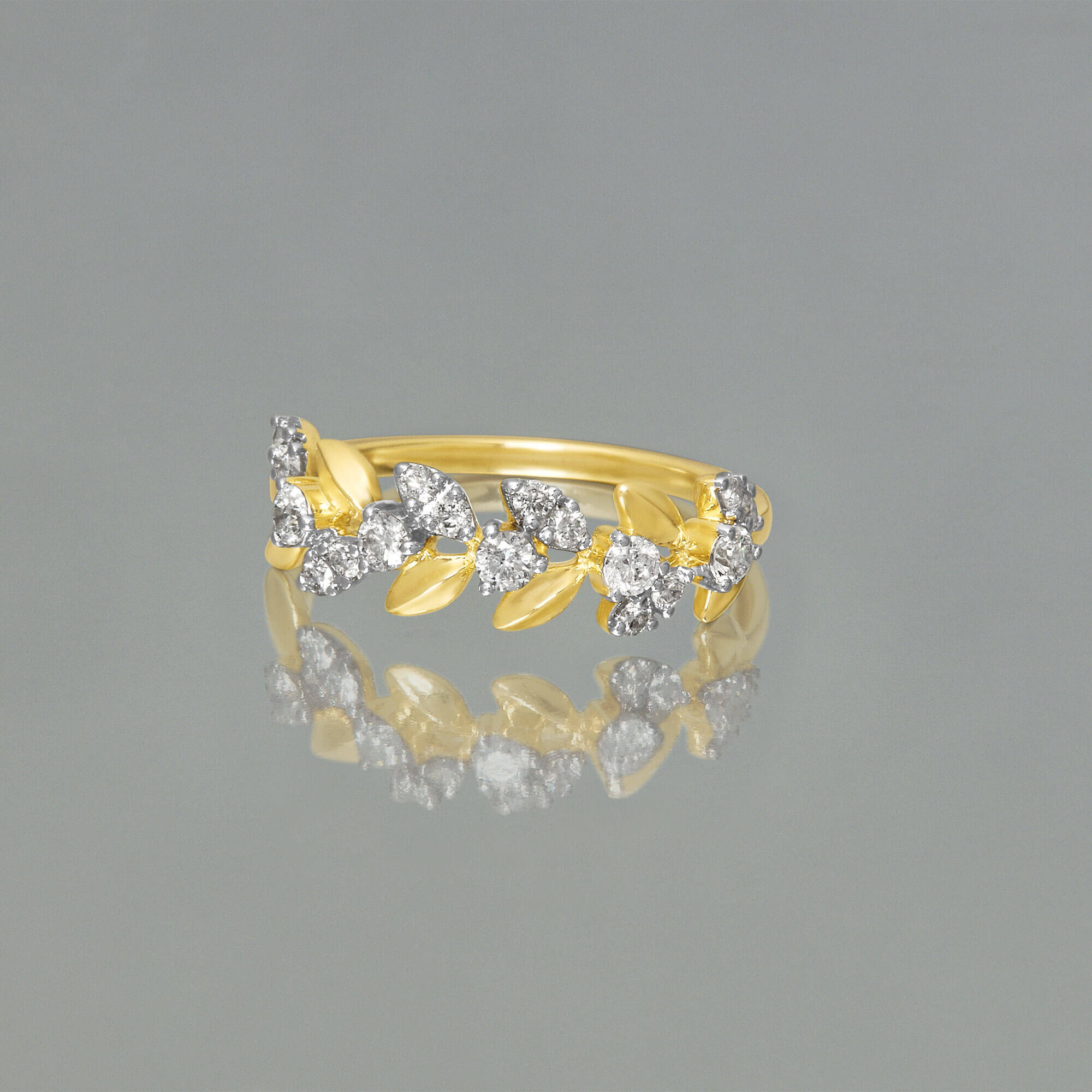 Flower Crown Diamond Ring - 5
