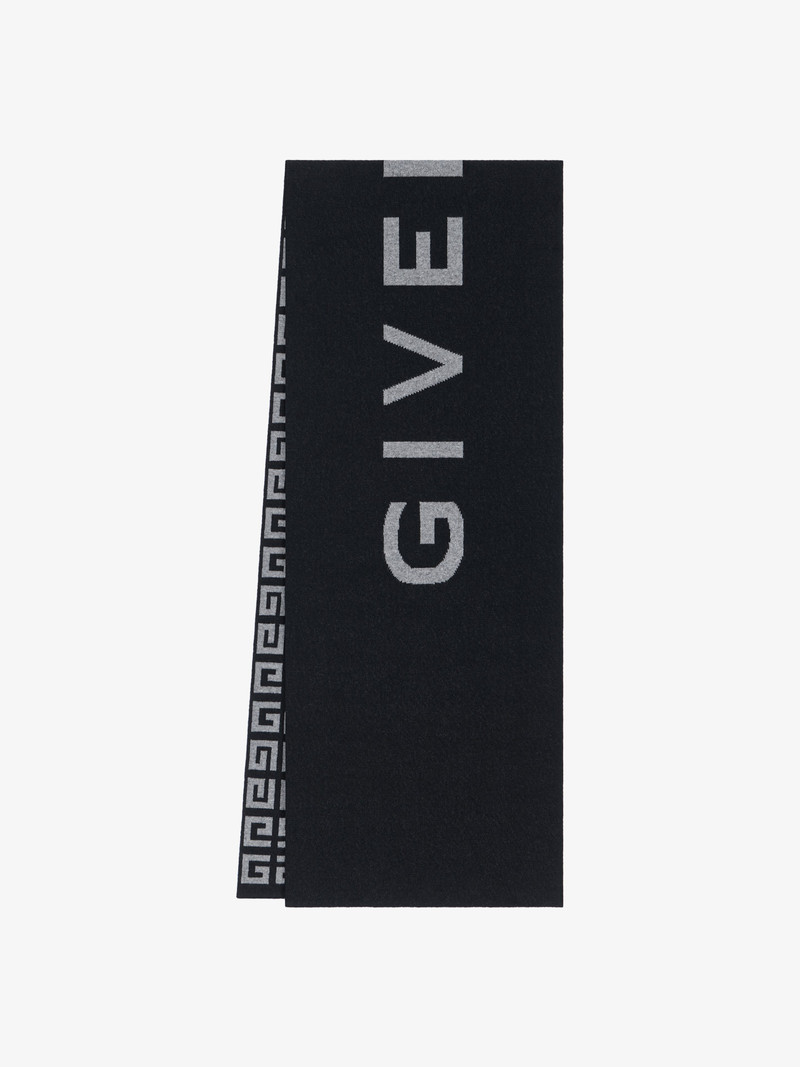 GIVENCHY 4G DOUBLE SIDED SCARF IN WOOL AND CASHMERE 1