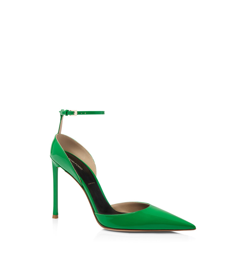 TOM FORD PATENT LEATHER VERTIGO ANKLE STRAP PUMP outlook