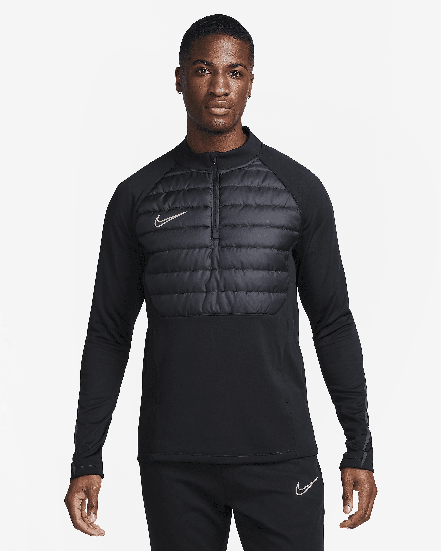 Nike Academy Winter Warrior Men's Therma-FIT 1/2-Zip Soccer Top - 1