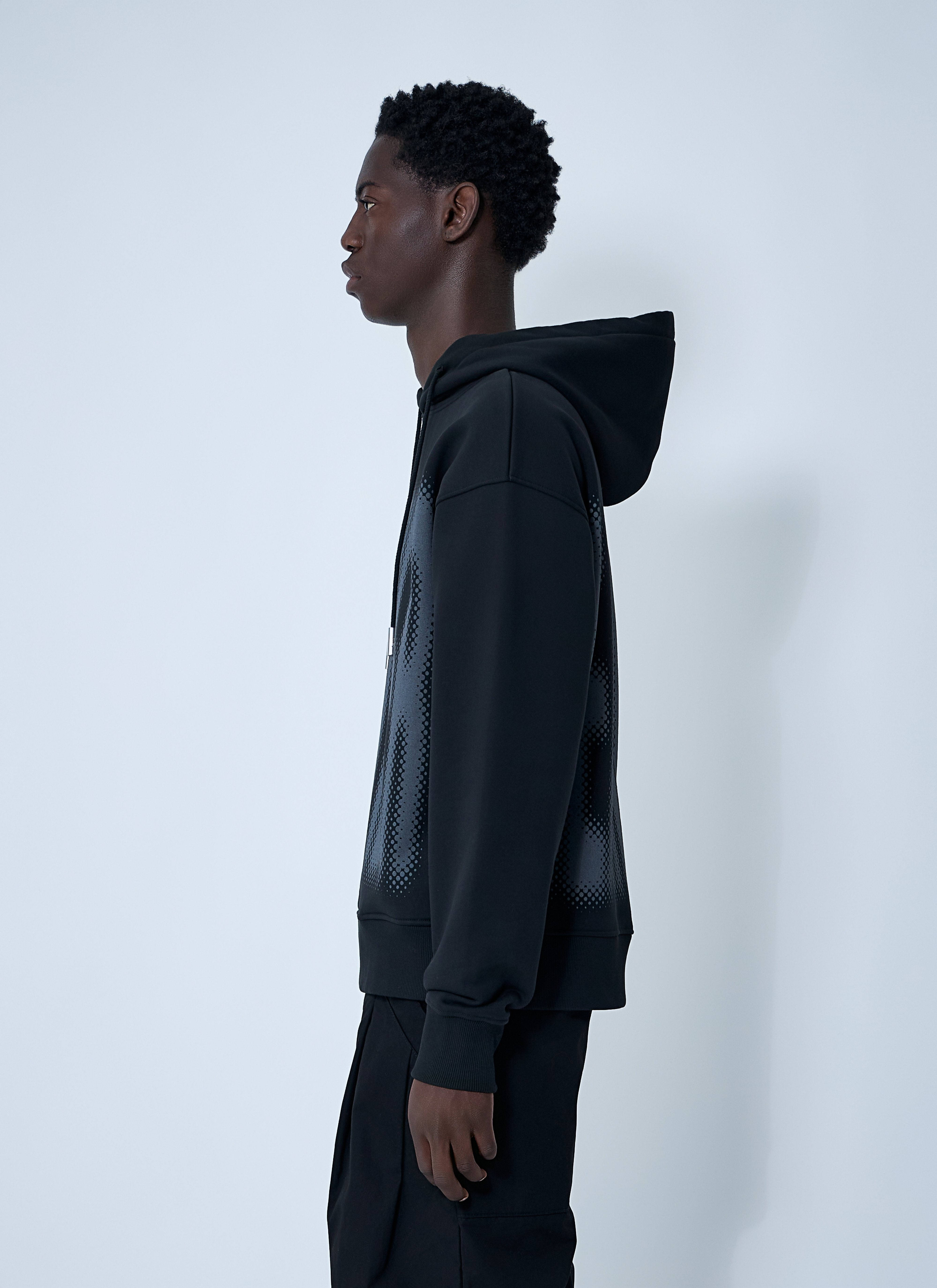 Jean Paul Gaultier Men Logo Motif Hooded Sweatshirt - 3