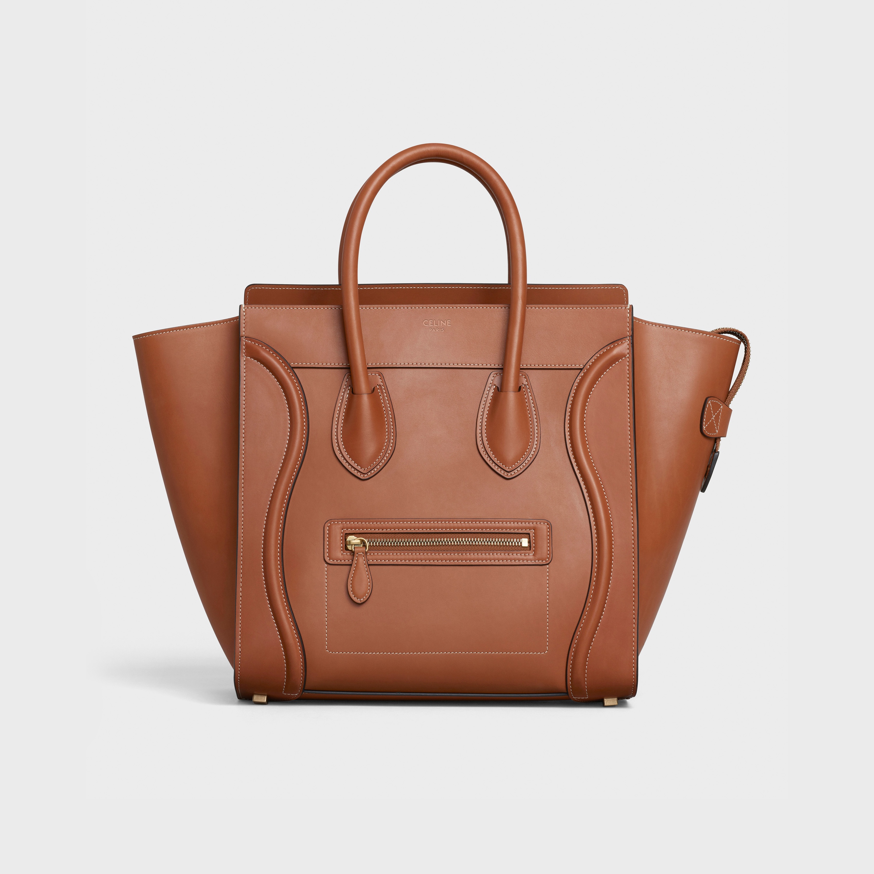 MINI LUGGAGE HANDBAG  IN  NATURAL CALFSKIN - 1