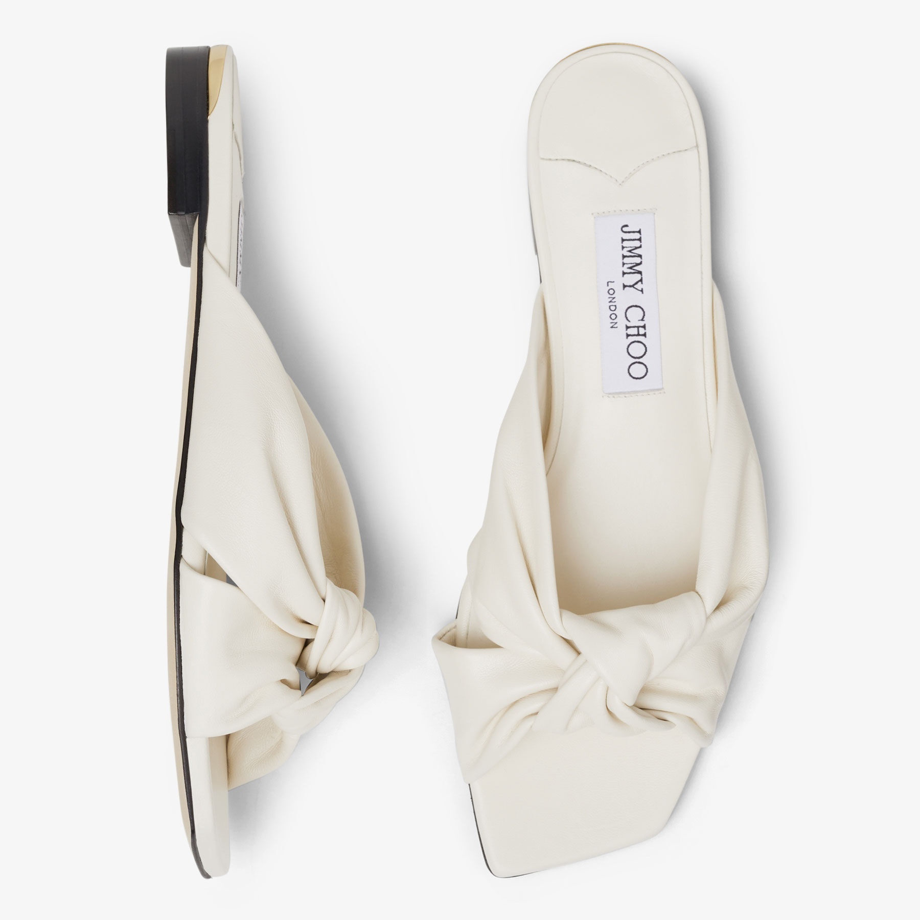 Avenue Flat
Latte Nappa Leather Flat Sandals - 4