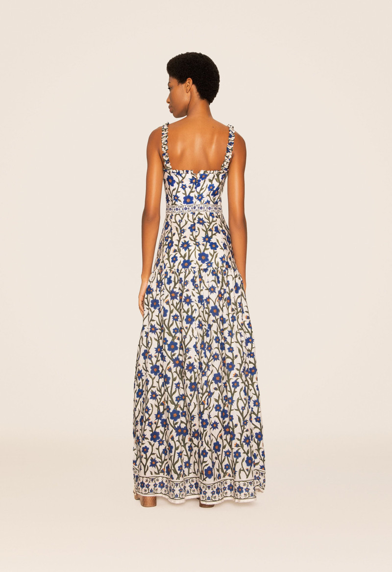 Avellana Mandevilla Blue Maxi Dress 5