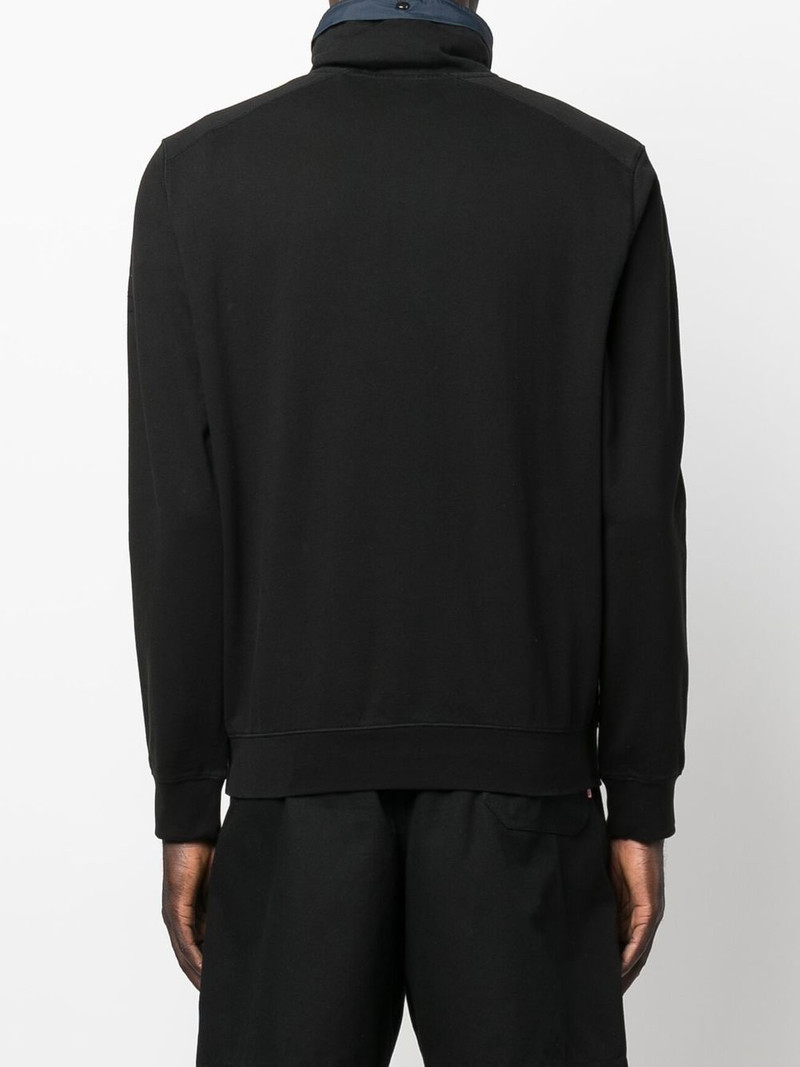 high-neck hooded sweatshirt 4