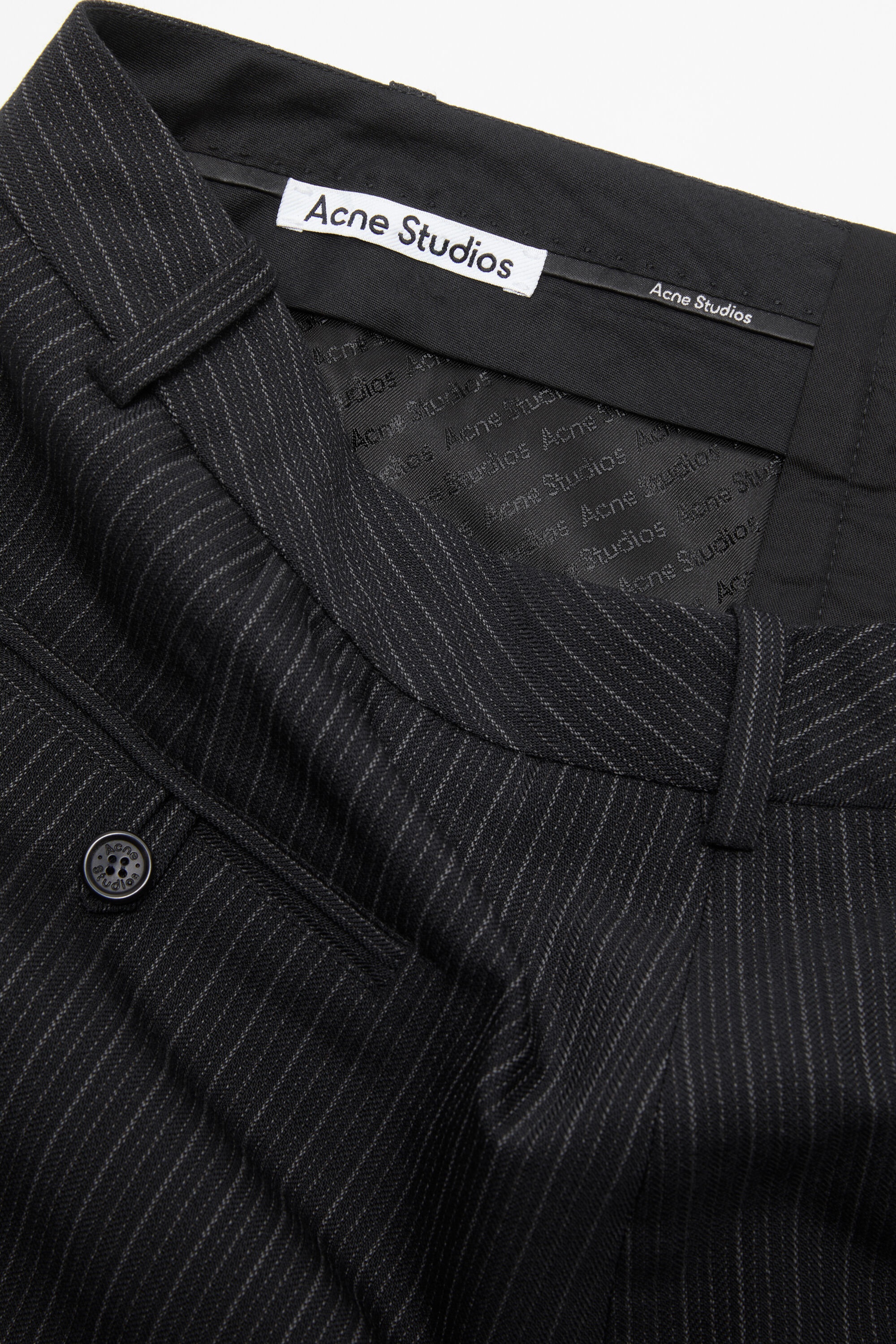 Pinstripe skirt - Black - 6