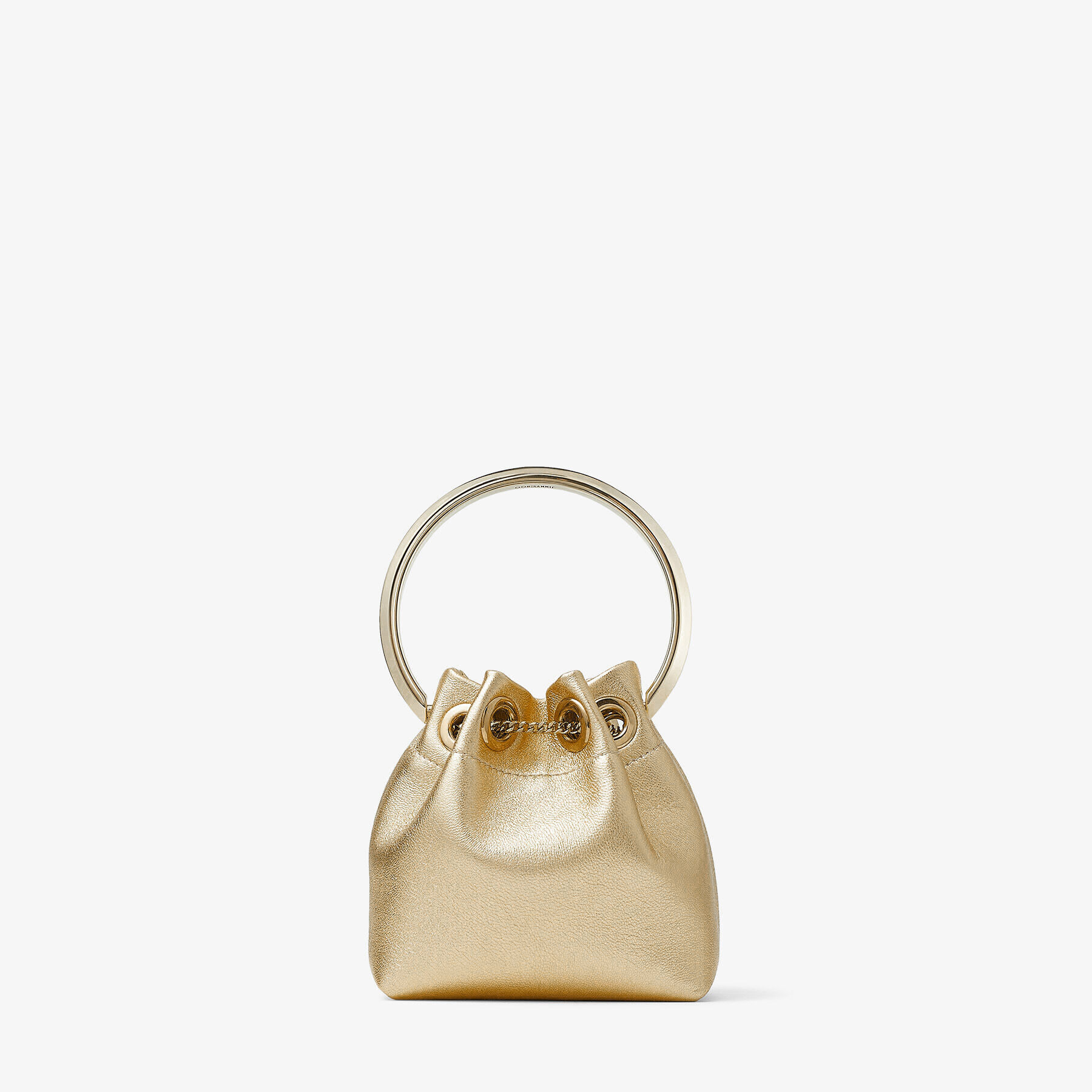 Micro Bon Bon
Gold Metallic Nappa Mini Bag - 6