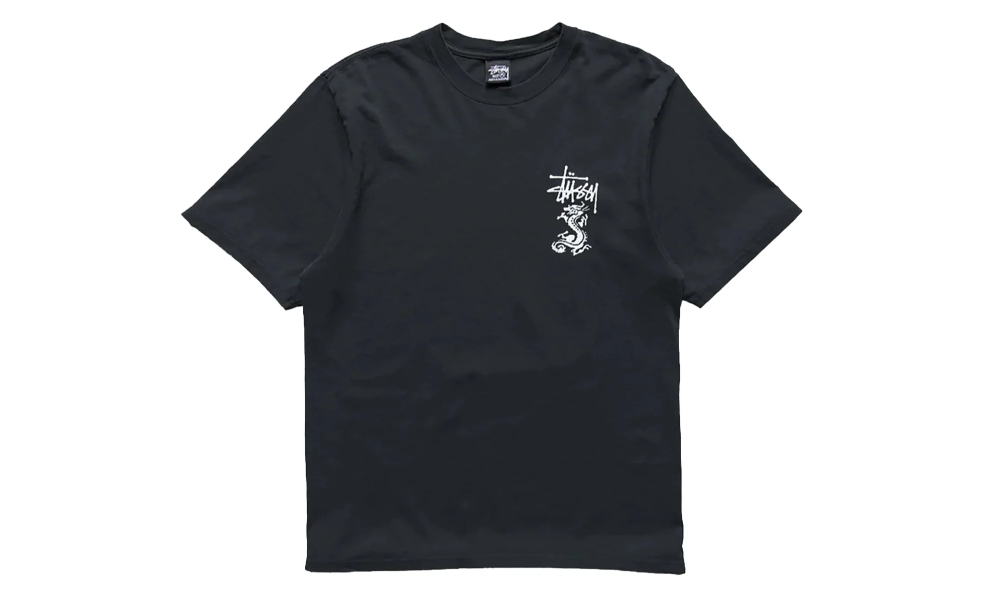 Double Dragon Pigment Dyed Tee "Black" STUS50 - 1
