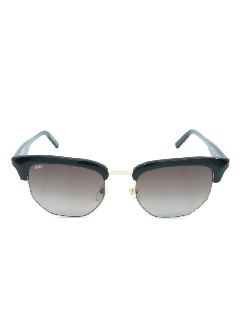 gold-detail geometric sunglasses 1