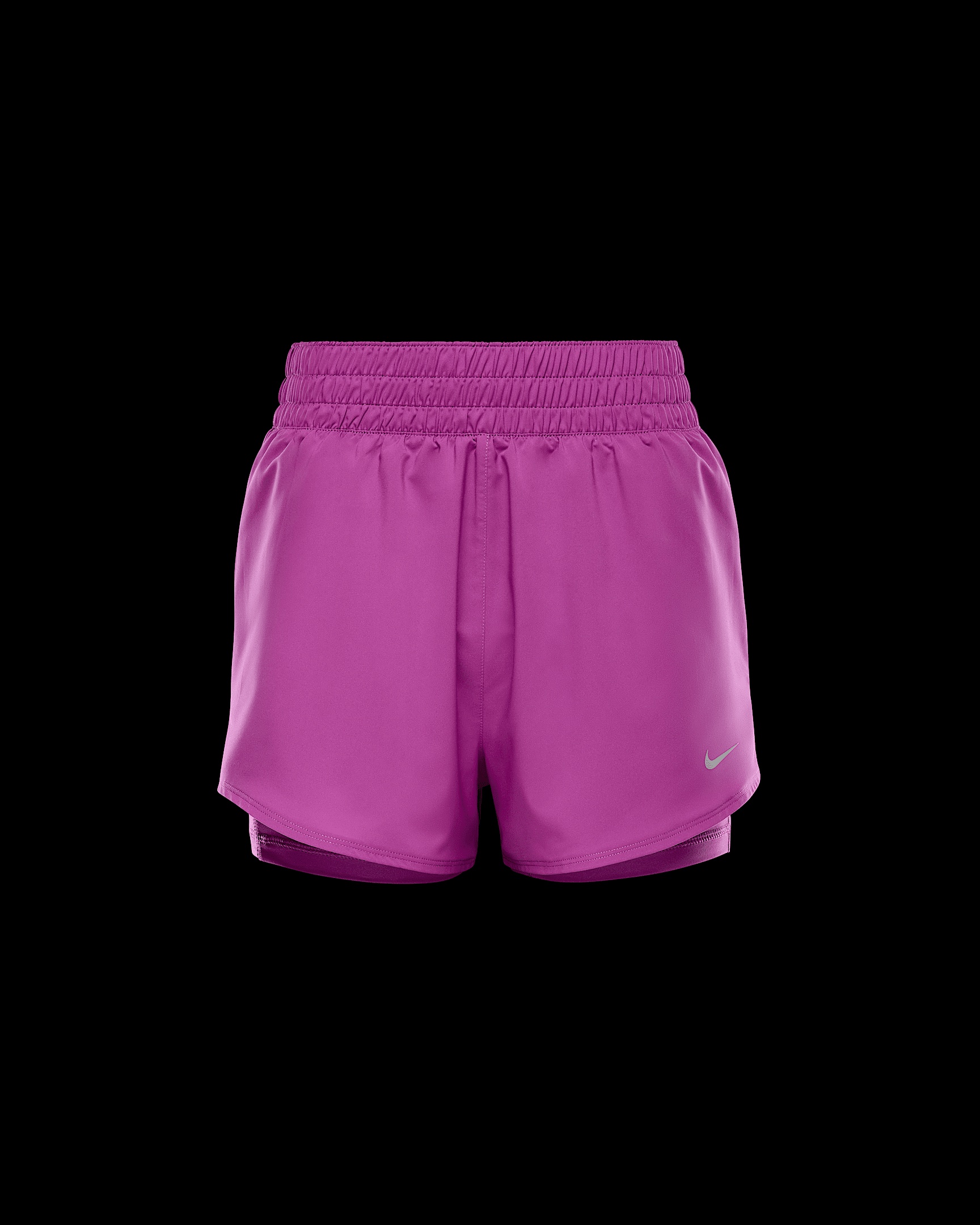 Nike One Women's Dri-FIT High-Waisted 3" 2-in-1 Shorts - 6