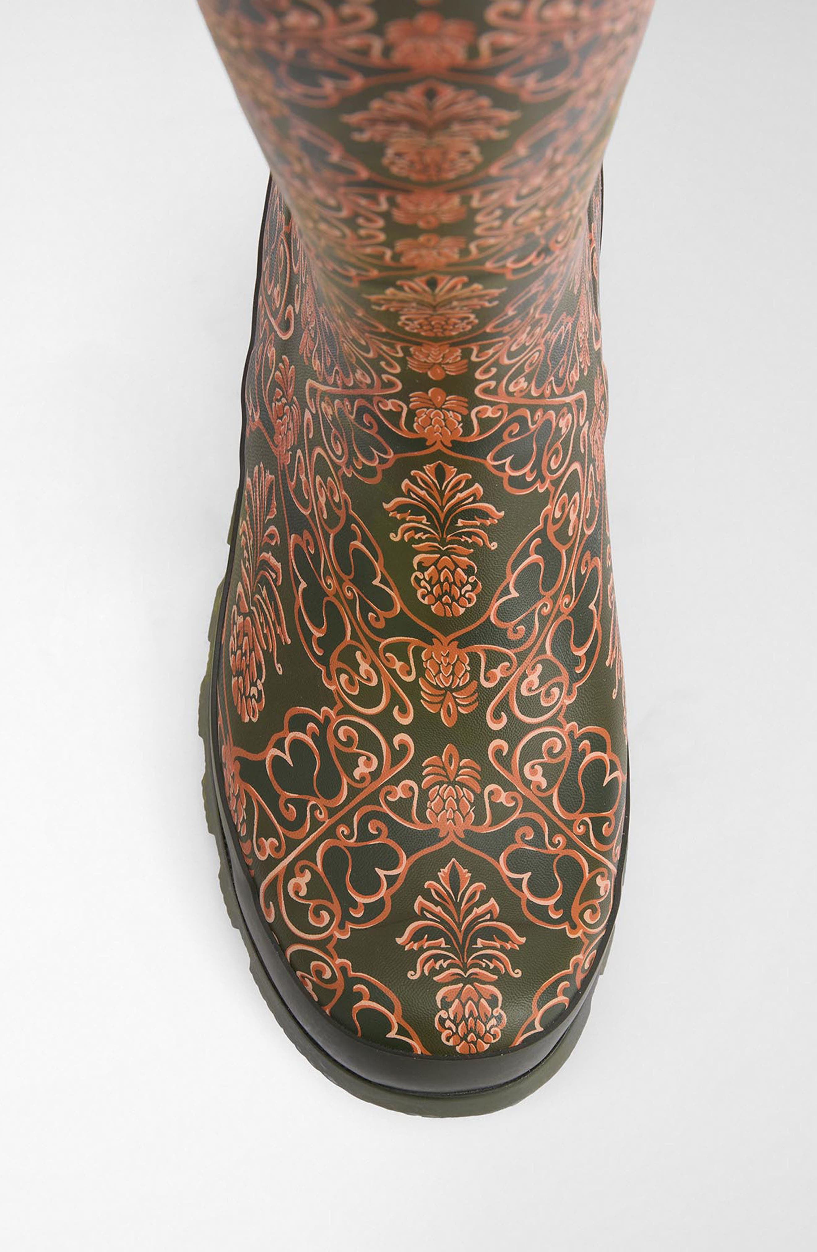 Barbour Pineapple Print Cami Wellington Boot at Nordstrom - 4