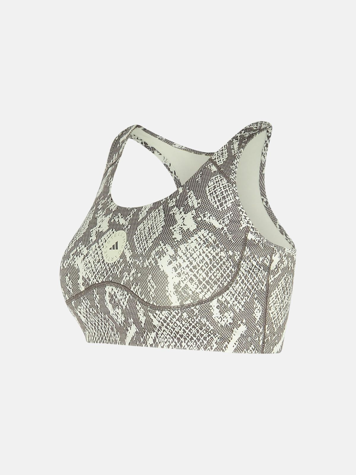 SNAKE PRINT POLYESTER BLEND SPORTY TOP - 2