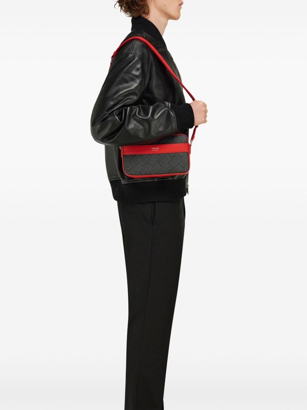 monogram-pattern crossbody bag - 2
