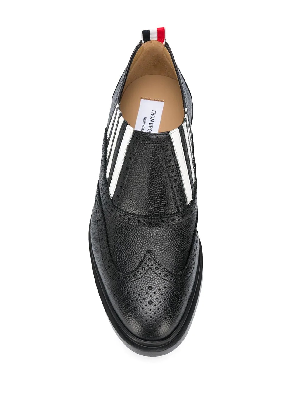 two-tone Chelsea detail brogues - 4