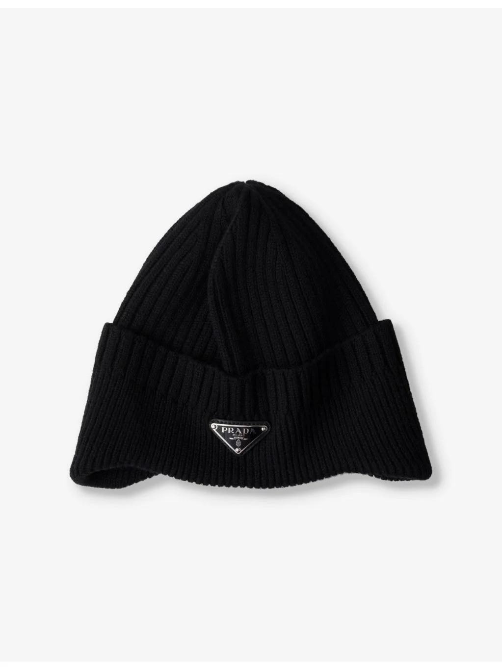 Logo-embellished ribbed wool beanie - 1