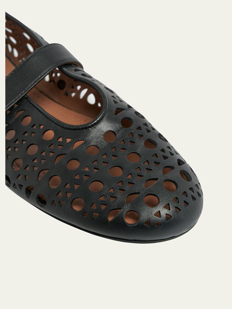 Alaïa Vienne Cutout Mary Jane Ballerina Flats outlook