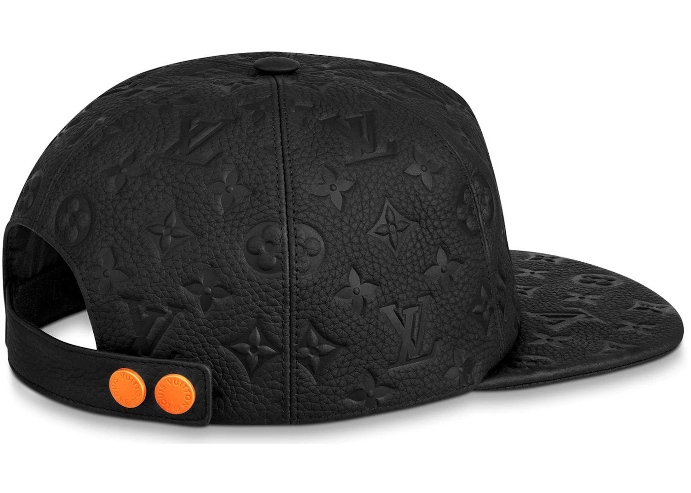 Louis Vuitton 1 Cap Embossed Monogram Leather Black - 2