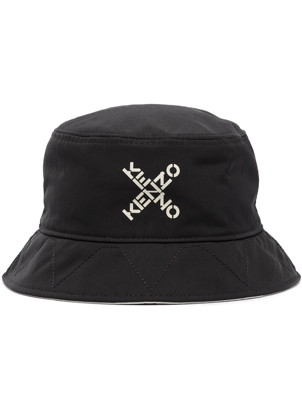 SPORTS Logo reversible bucket hat - 1