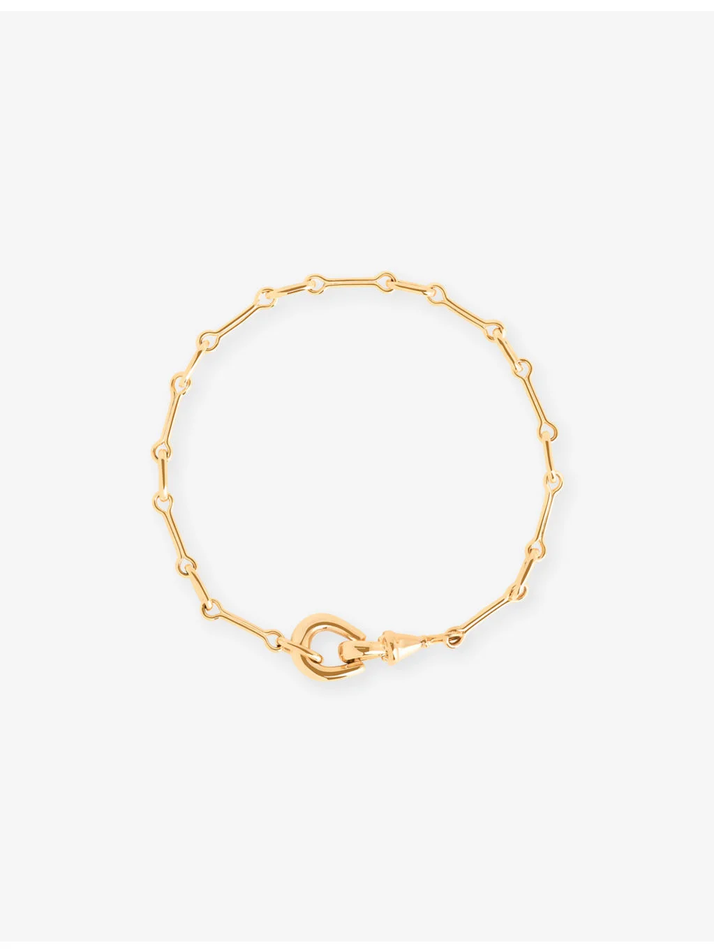 Link Hardware 18ct Yellow Gold-Plated Brass Chain Bracelet - 1