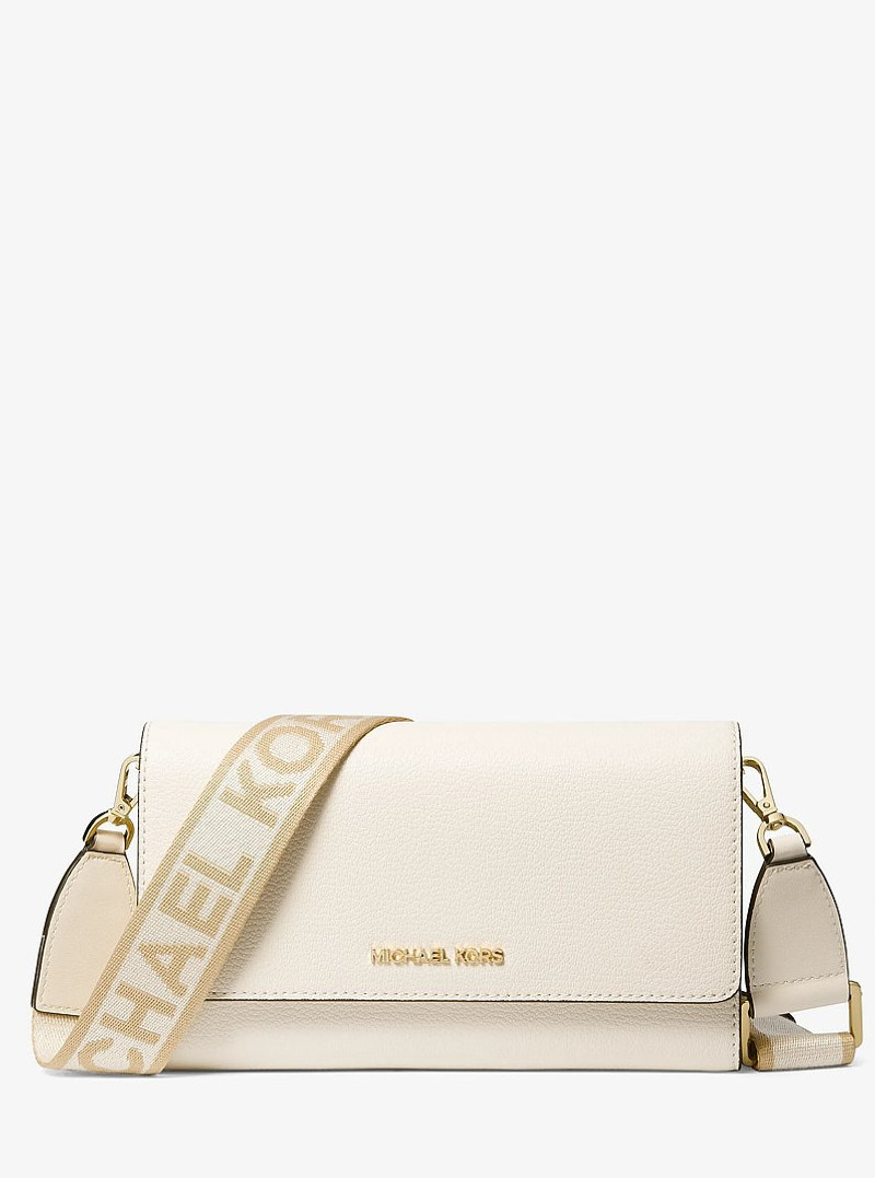 Jet Set Large Leather Crossbody Bag 1