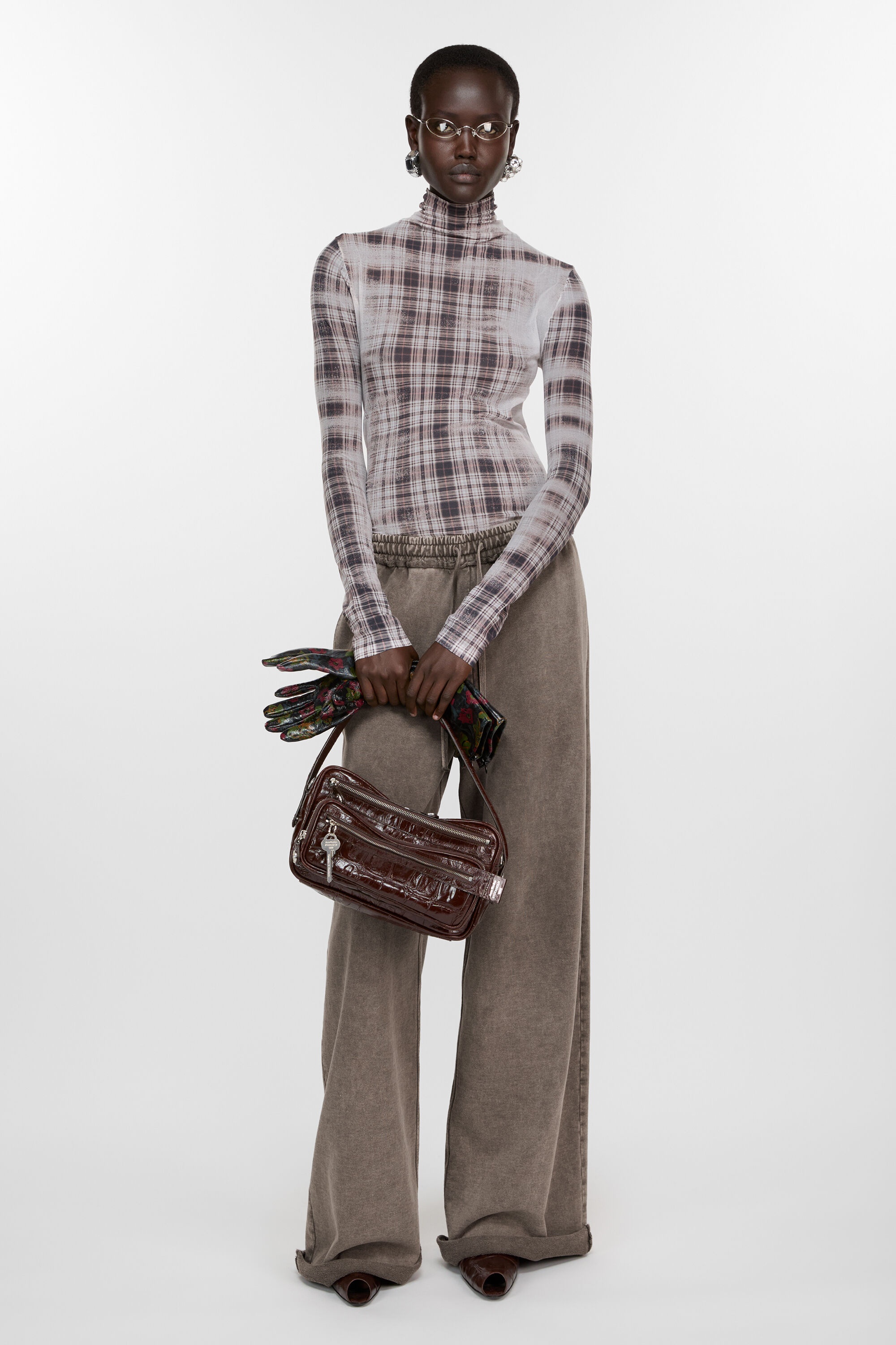 Logo sweatpants - Taupe Brown - 4