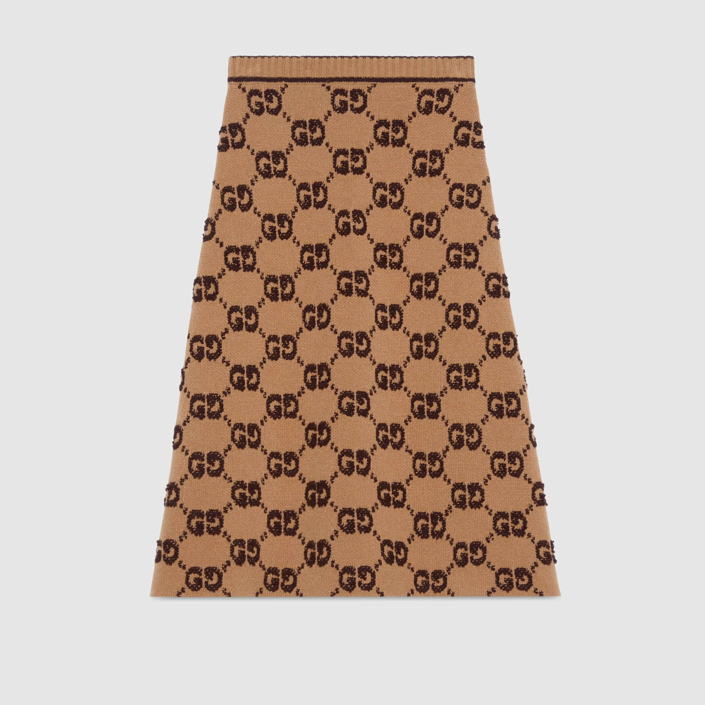 GG wool bouclé jacquard skirt - 1