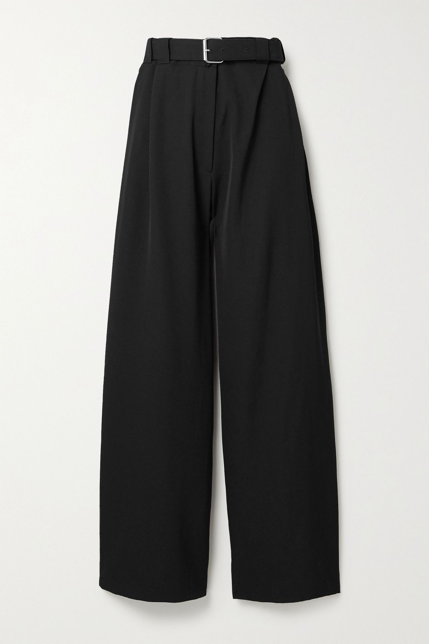 Nerea belted wool wide-leg pants - 1