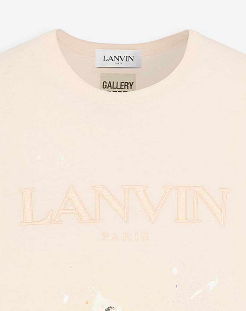 LANVIN SHORT SLEEVE EMBROIDERED T-SHIRT 3