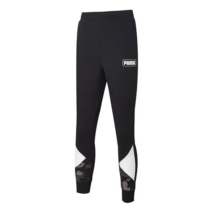 PUMA Rebel Camo AOP Sweatpants 'Black' 585022-01 - 1