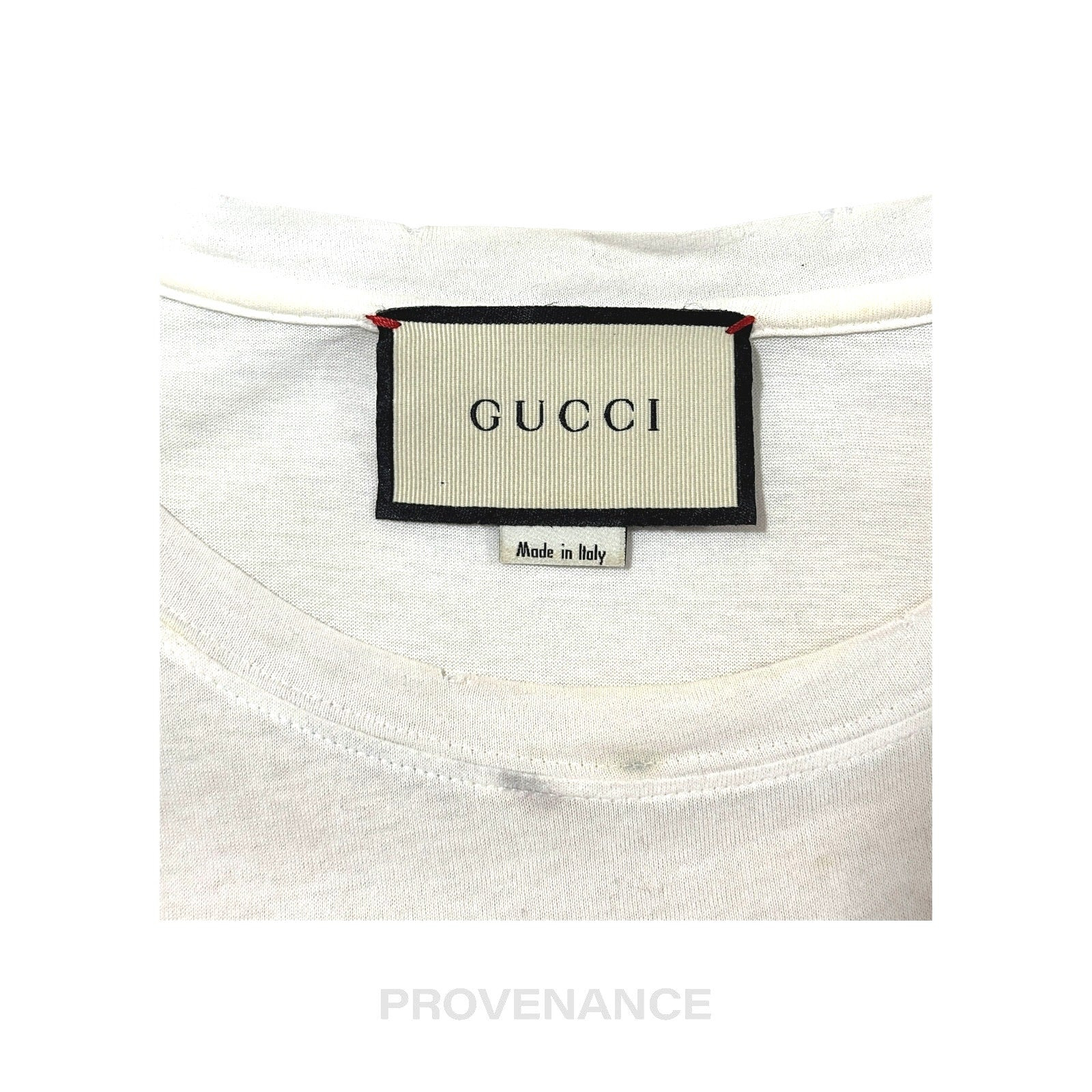 Gucci GG  Vintage Logo T-Shirt - Tie Dye White  S - 10