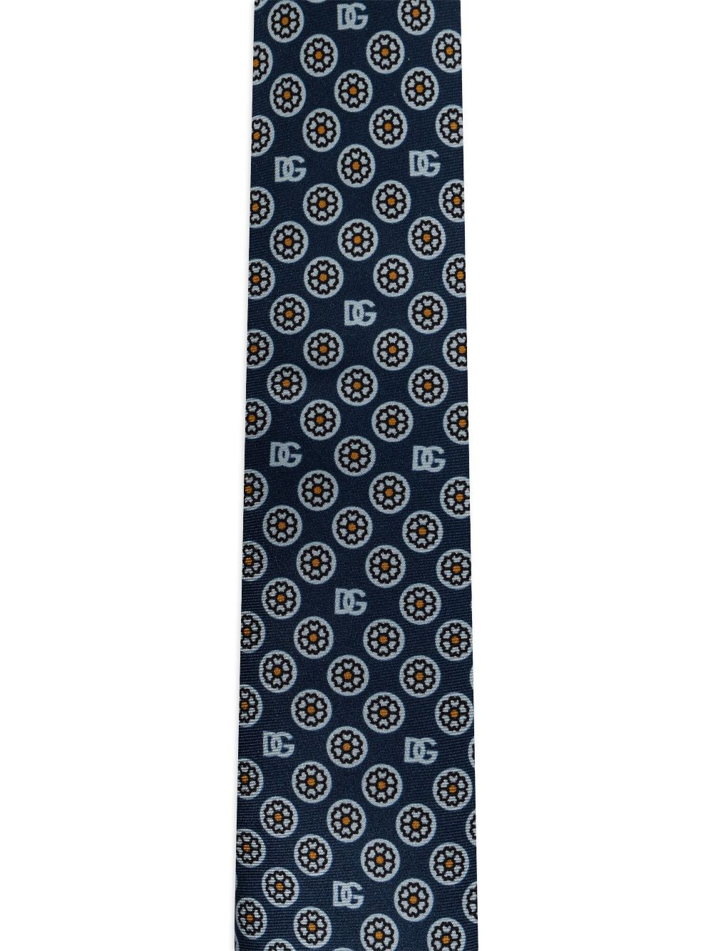 Dolce & Gabbana Men Floral-Jacquard Silk Tie - 4