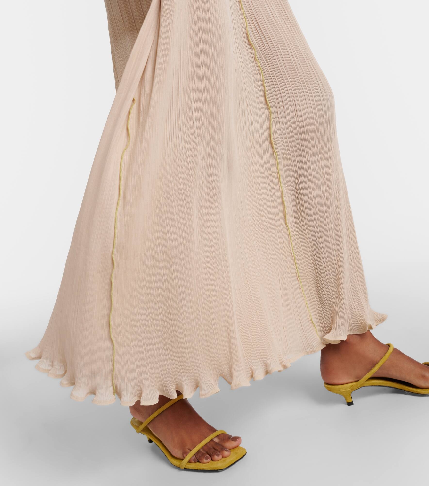 Plissé maxi dress - 5