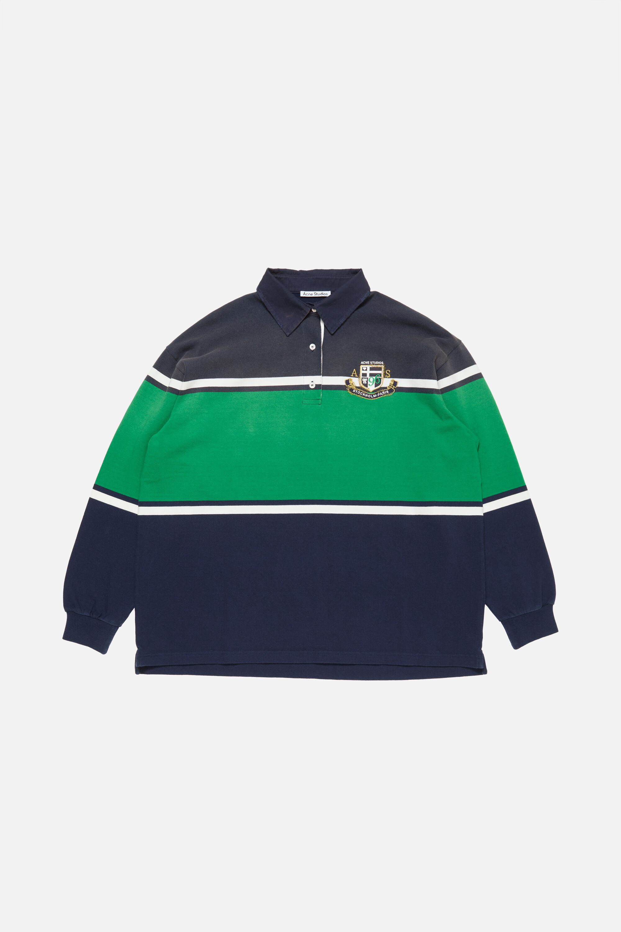 Striped dress - Navy/green - 6