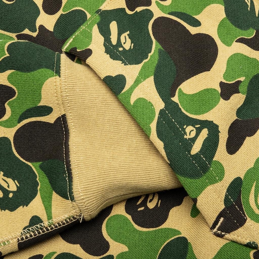 ABC CAMO DOUBLE SHARK FULL ZIP HOODIE - GREEN - 7