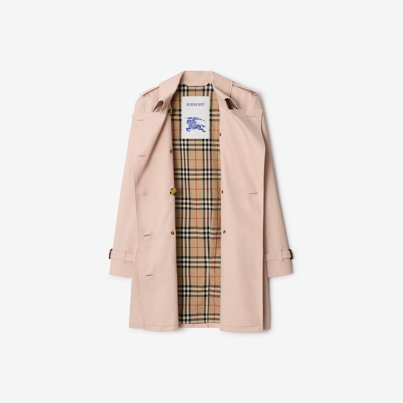 Short Tropical Gabardine Kensington Trench Coat 6
