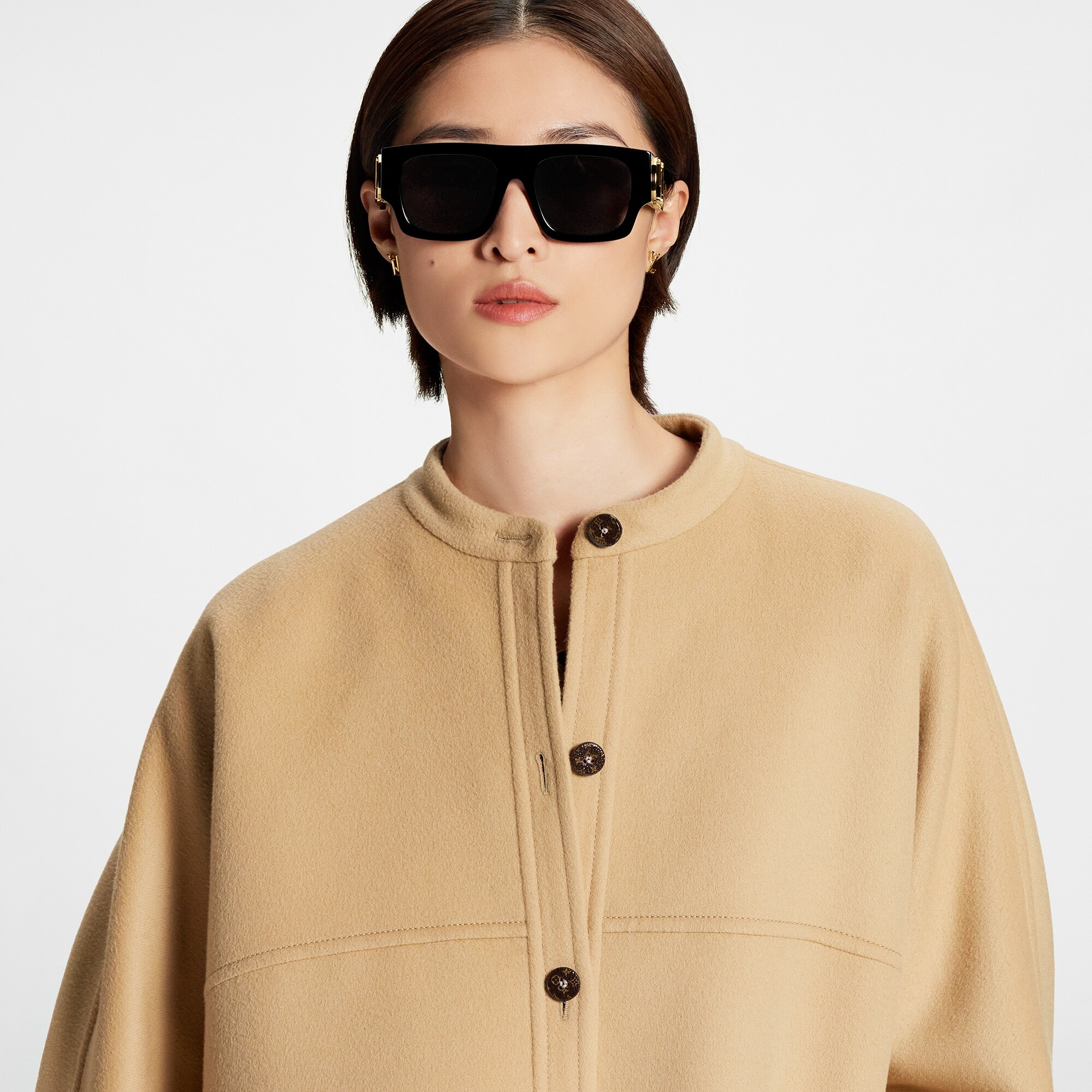 Boxy Button-Up Coat - 2