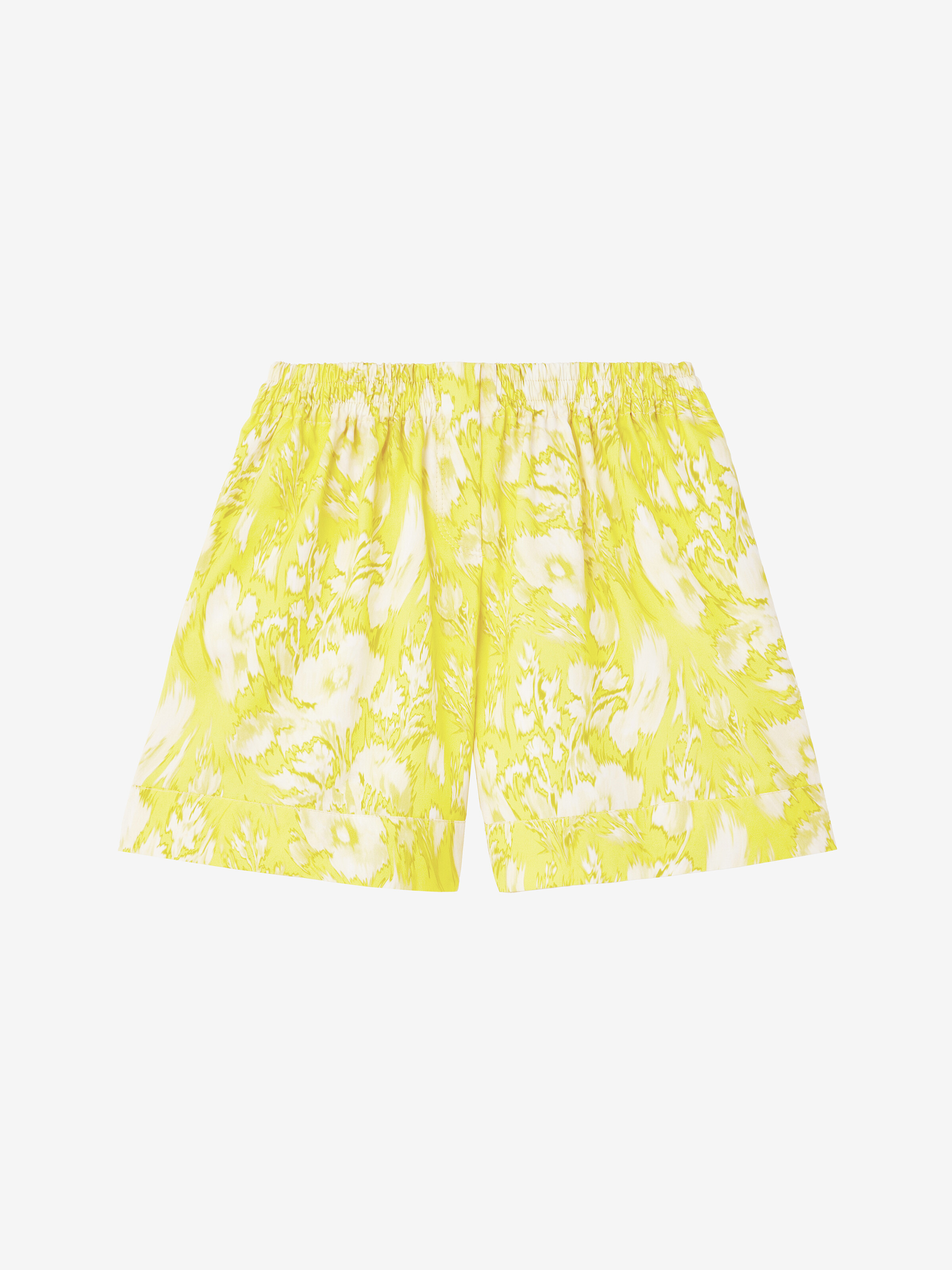 Warped Floral Shorts - 1