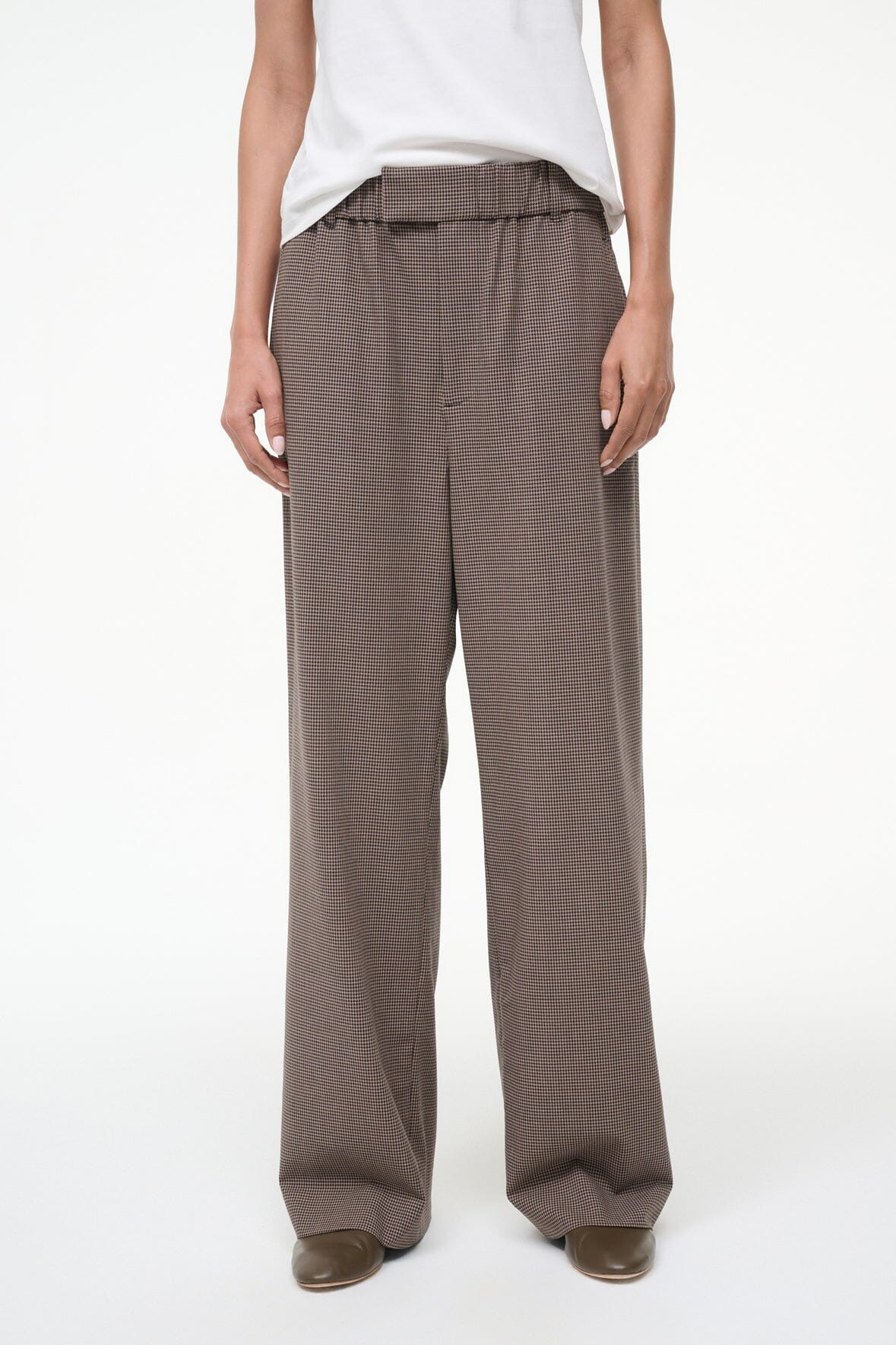 STAUD JEROME PANT HOUNDSTOOTH - 2