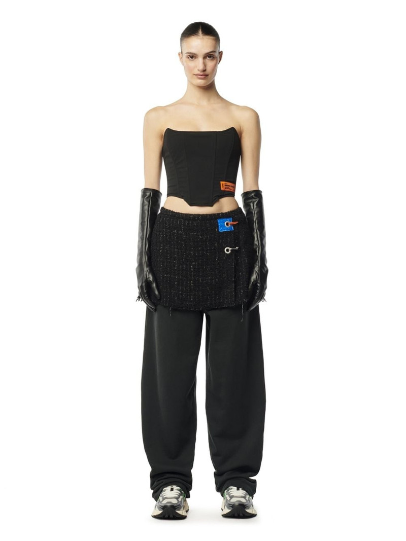 Heron Preston Tweed Carabiner Kilt outlook