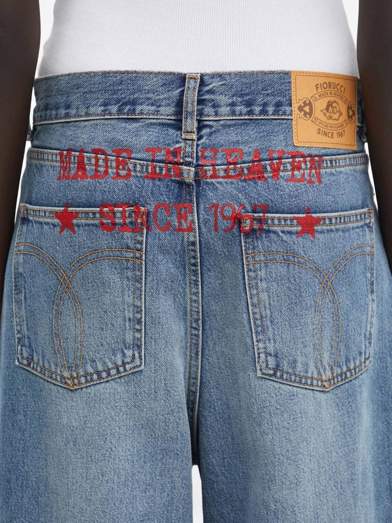 Made In Heaven back-print jeans 5