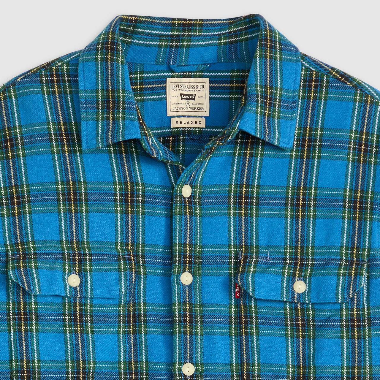 JACKSON WORKER FLANNEL OVERSHIRT - 6