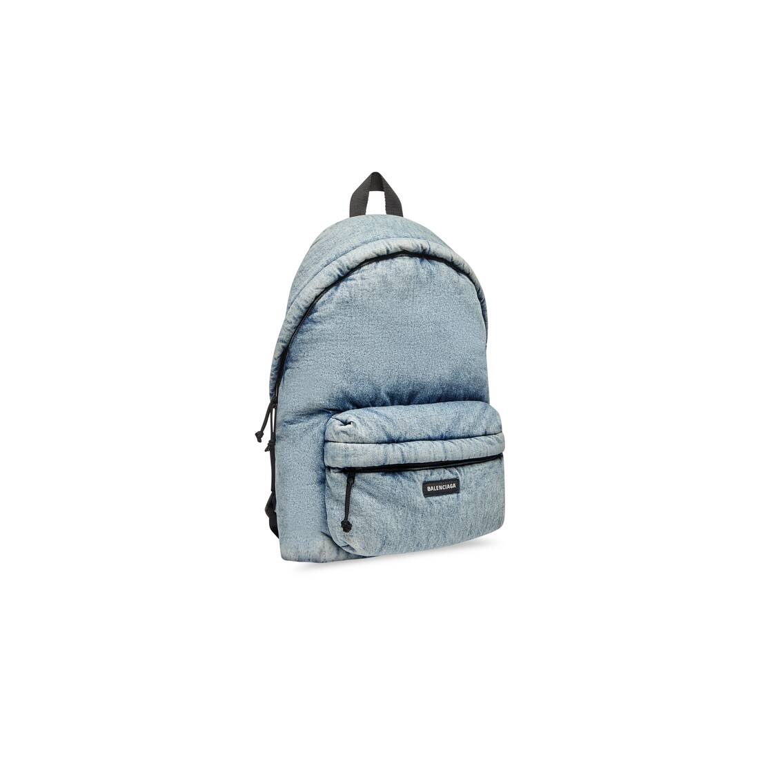 Men's Explorer Backpack In Denim in Faded Blue - 4