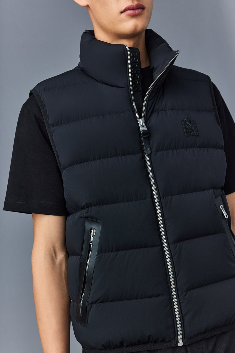 FISHER Agile-360 stretch light down vest with stand collar 5