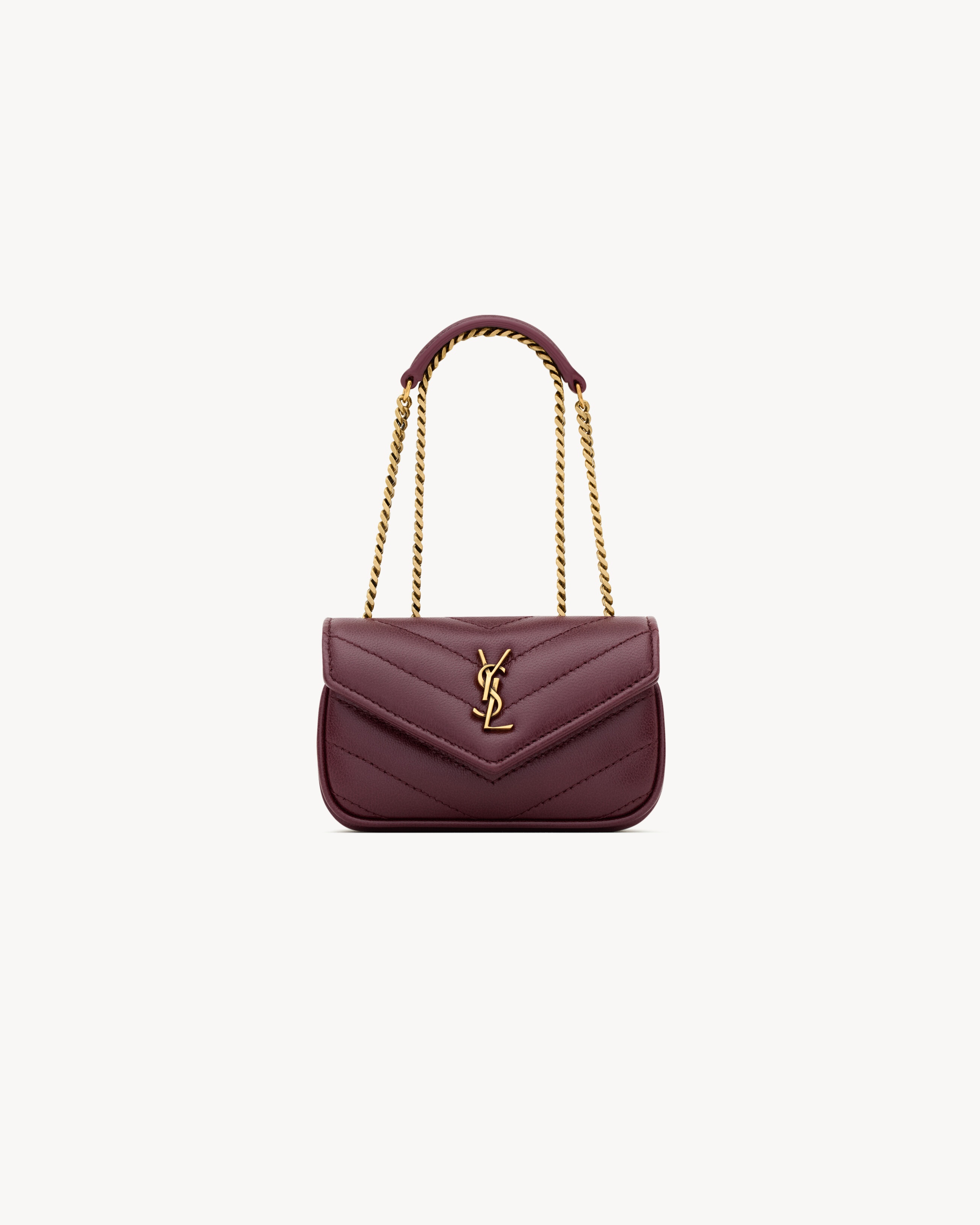 LOULOU MICRO BAG IN LAMBSKIN - 1