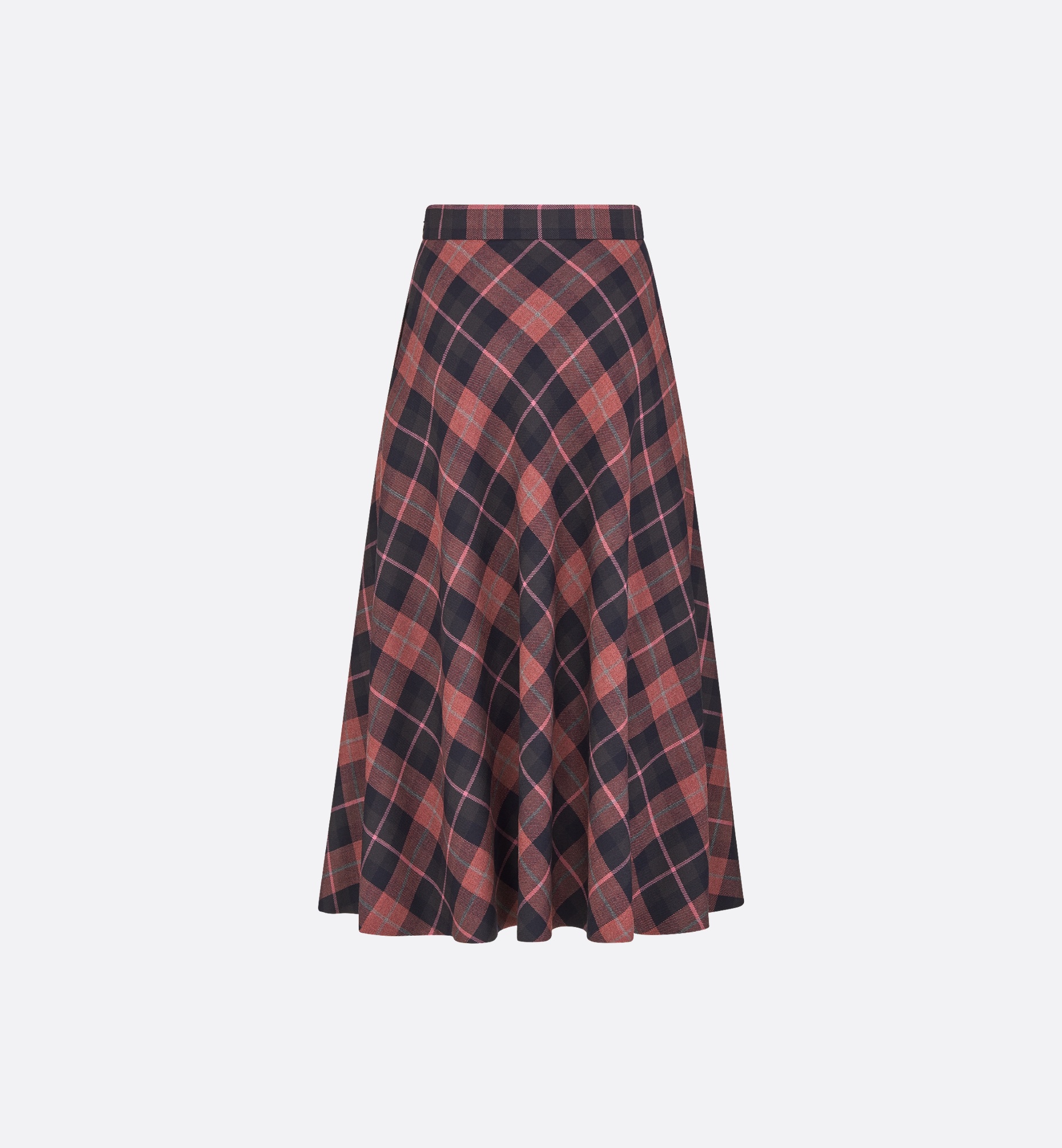 Flared Mid-Length Skirt - 6